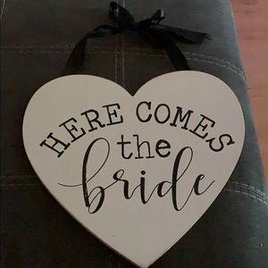 Wedding sign